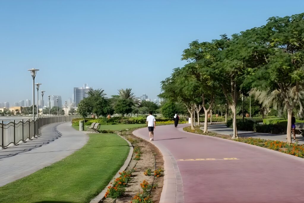 Al Barsha Pond Park Cycling Track
