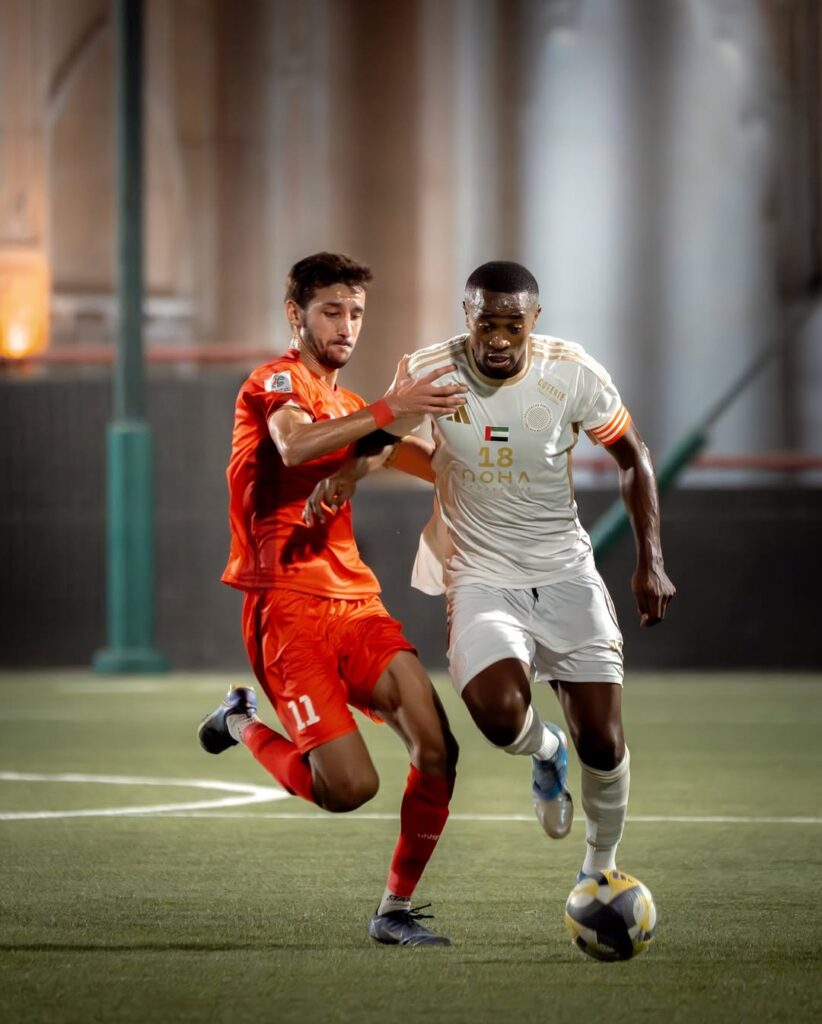 indoor activities in Dubai—football match