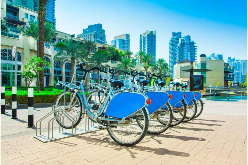 Dubai Marina cycling route