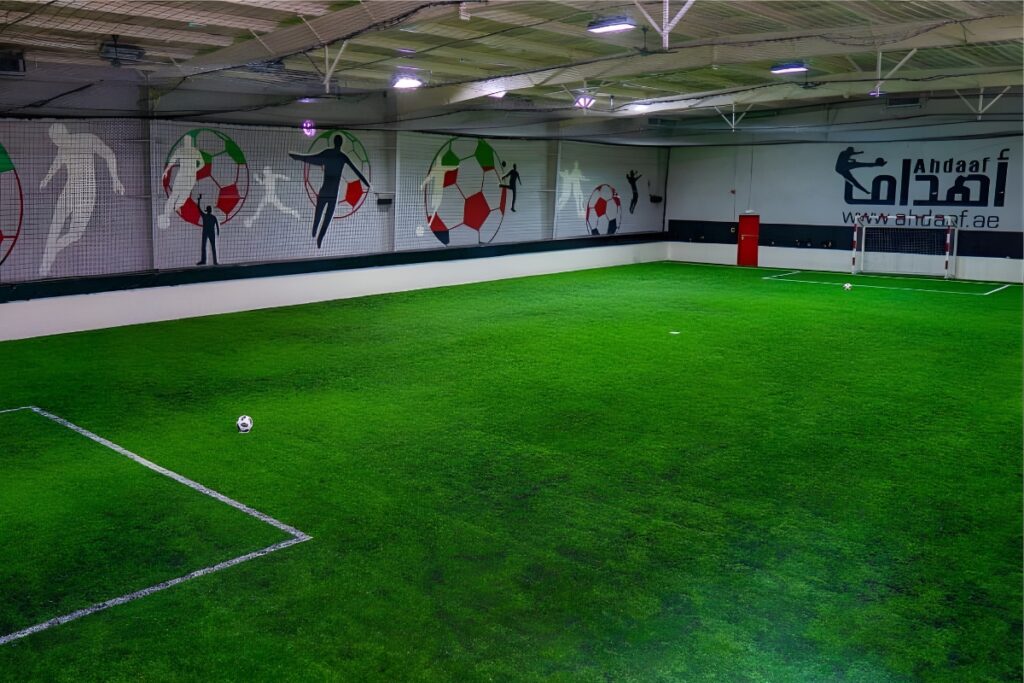 football in dubai at AHDAAF Sports Club