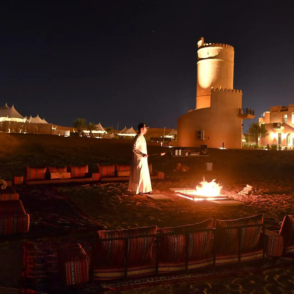 stay in desert dubai