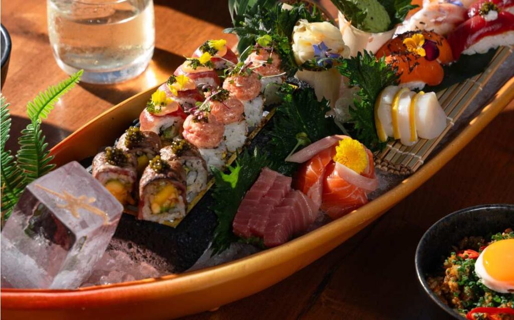 best sushi in dubai at asia asia