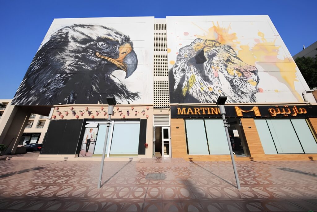Karama is its outdoor street art scene
