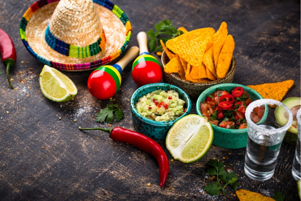 tacos at mexican restaurant Dubai