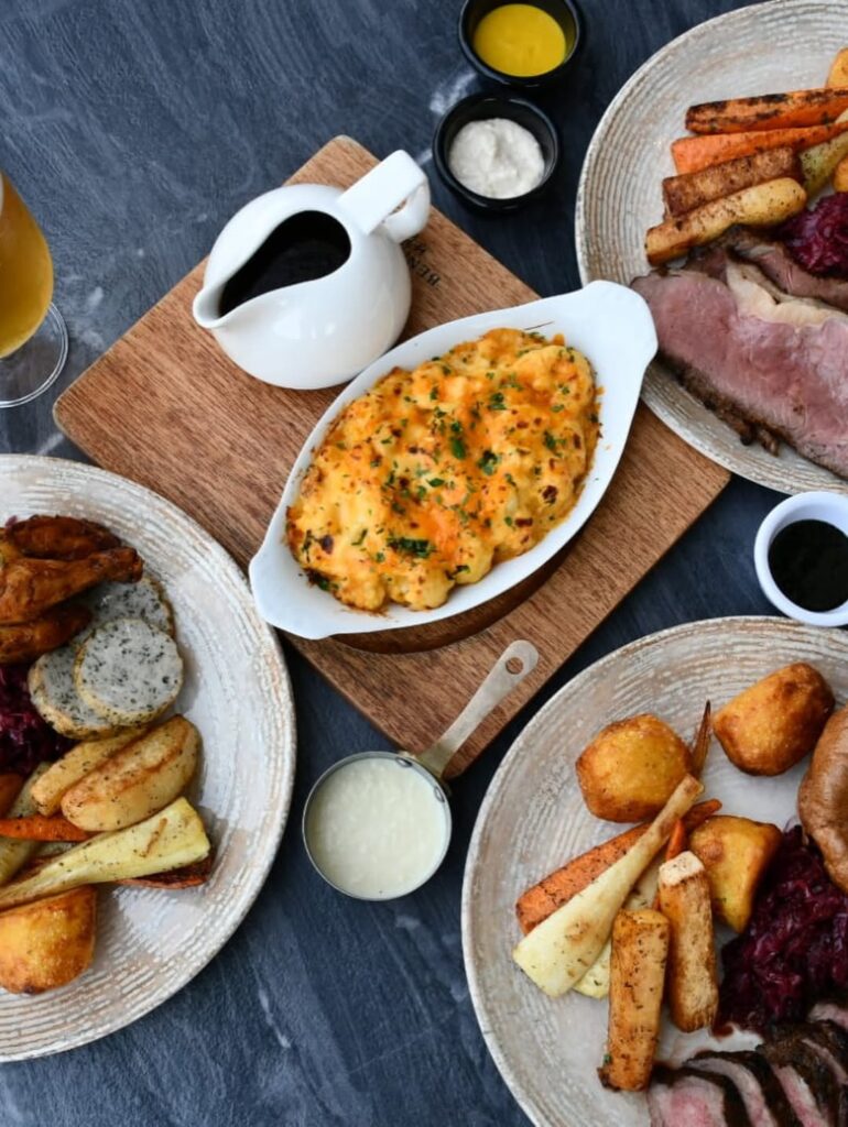 the heart of Town Square and one of the best places for Sunday roasts in Dubai. 