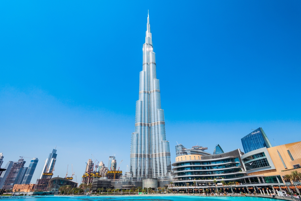 The world's tallest building, the Burj Khalifa is an architectural marvel