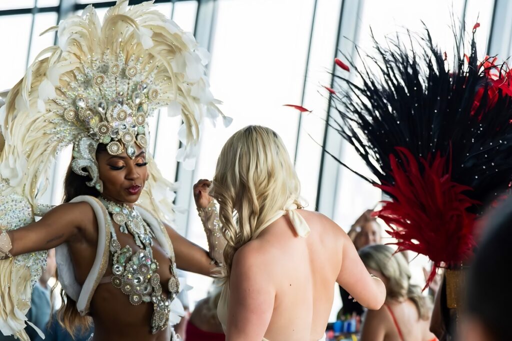 sushi samba has the amazing vibe for saturday brunch Dubai.