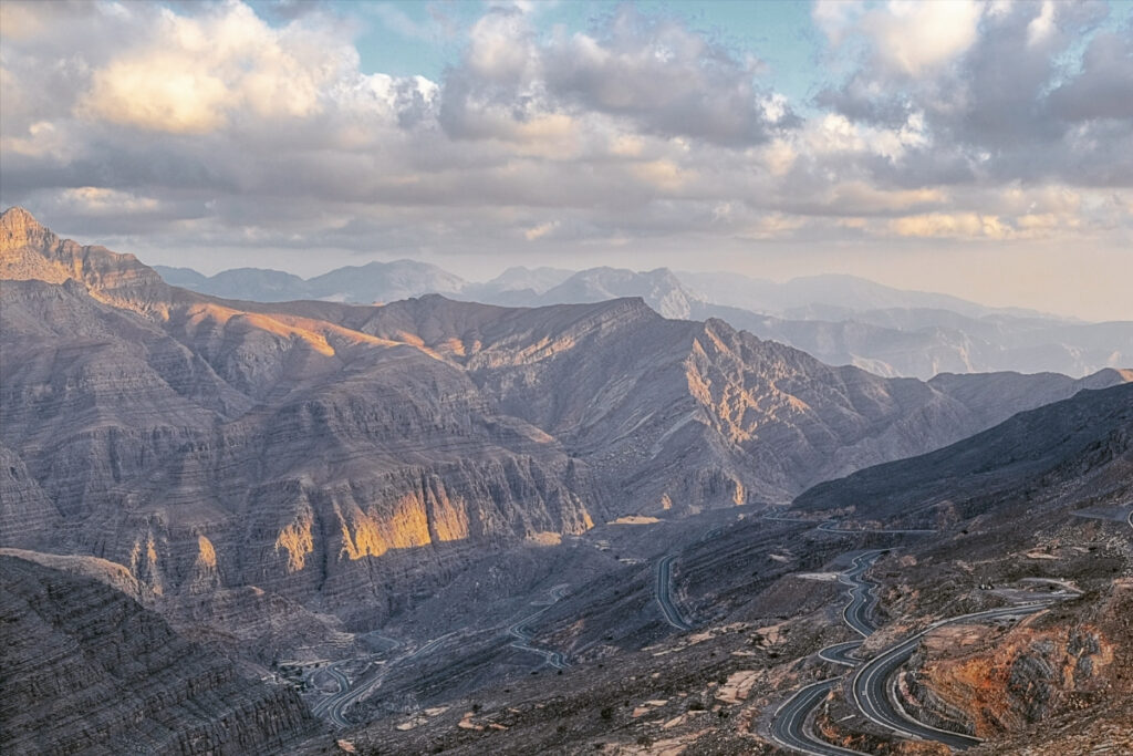Jebel Jais mountain views during a day trip from Dubai