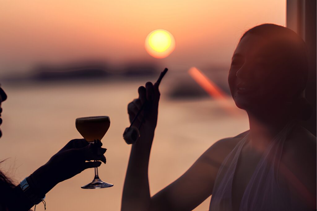 Above Eleven Dubai sundowners on Palm Jumeirah