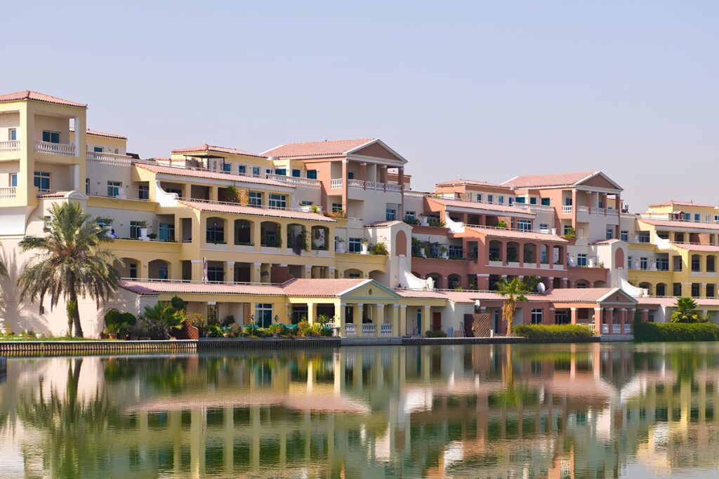 Places in Dubai That Feel Like Europe walking paths at Green Community Dubai