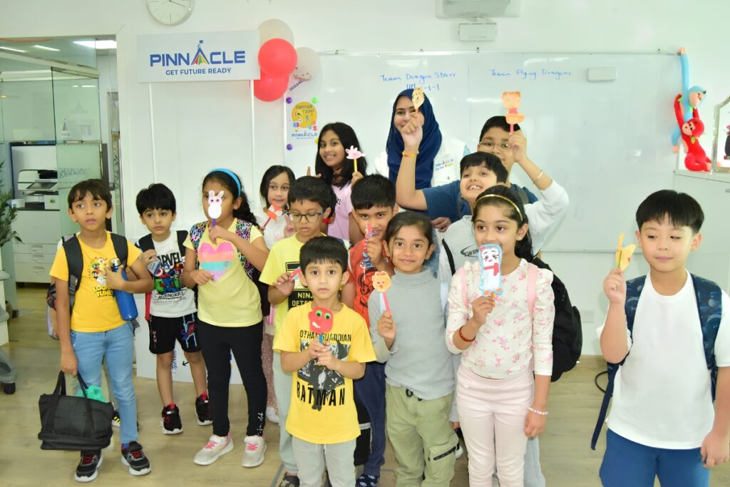 PINNACLE summer camp in Dubai offering robotics, coding, AI and leadership activities