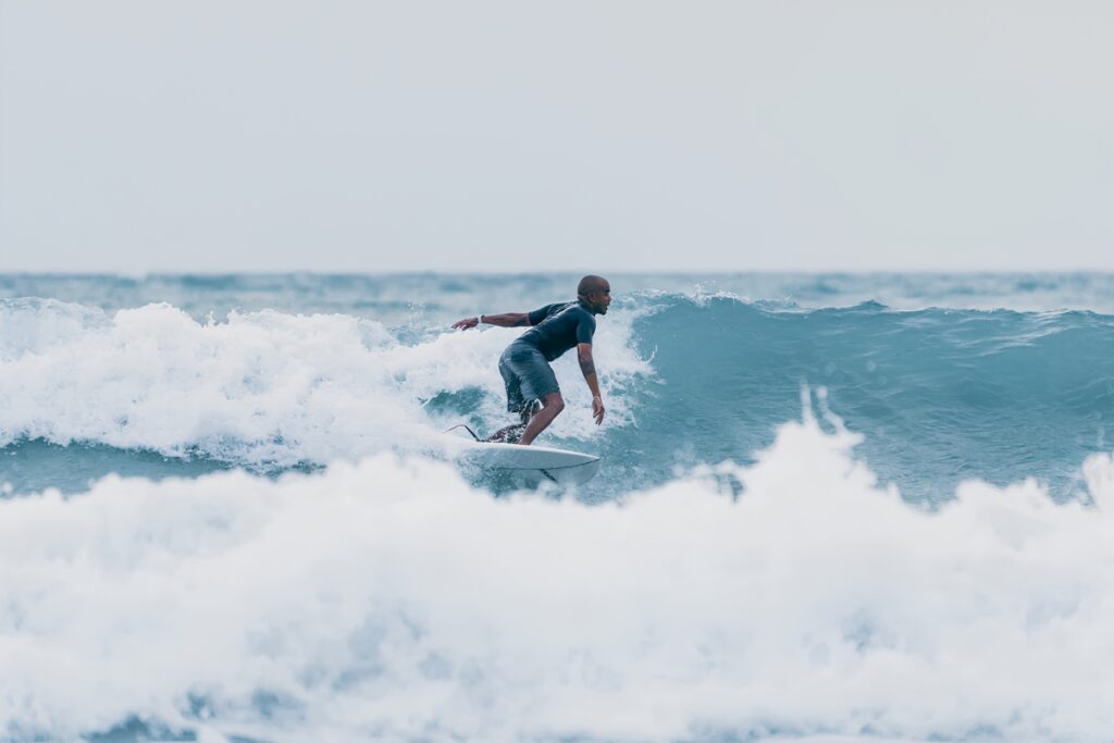 Stand-up paddleboarding at Surf House Dubai Jumeirah Things to do in Dubai under AED 100