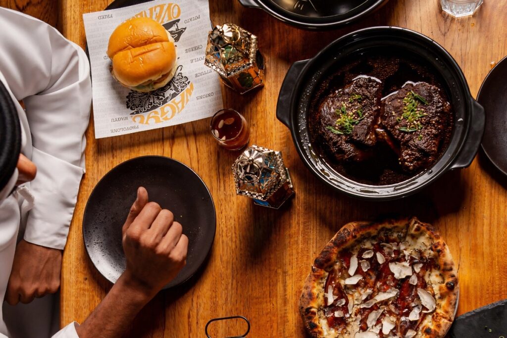Asian-inspired dishes at 3 Fils in Jumeirah