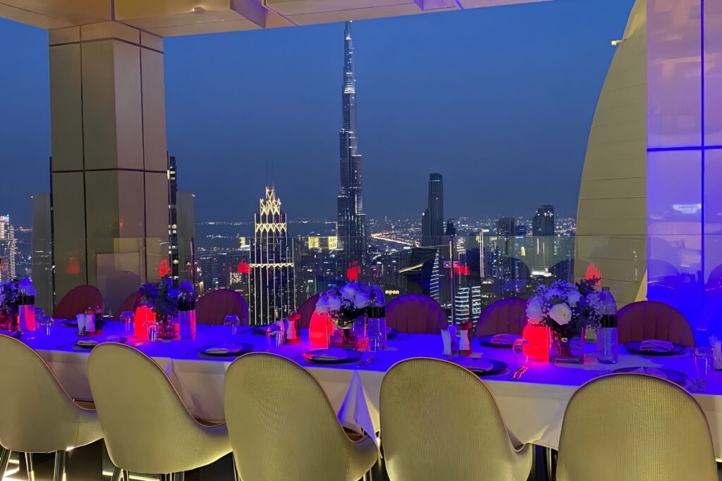 Best Sky-High Dining Experiences in Dubai at Highest View Lounge