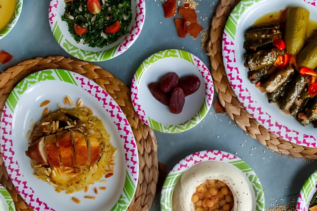 Manakish and mezze at Zaroob Dubai