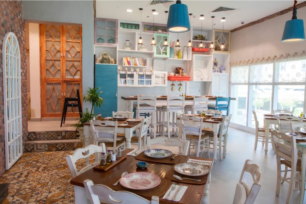 Levantine dishes served at Bait Maryam Dubai