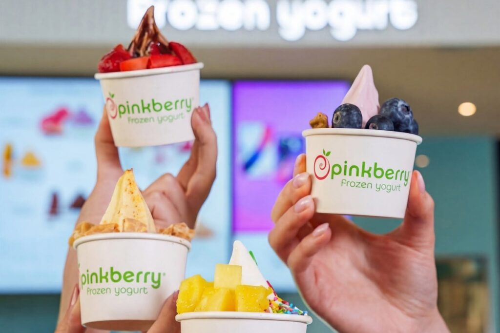 Pinkberry frozen yogurt Family-friendly frozen yogurt shop in Dubai