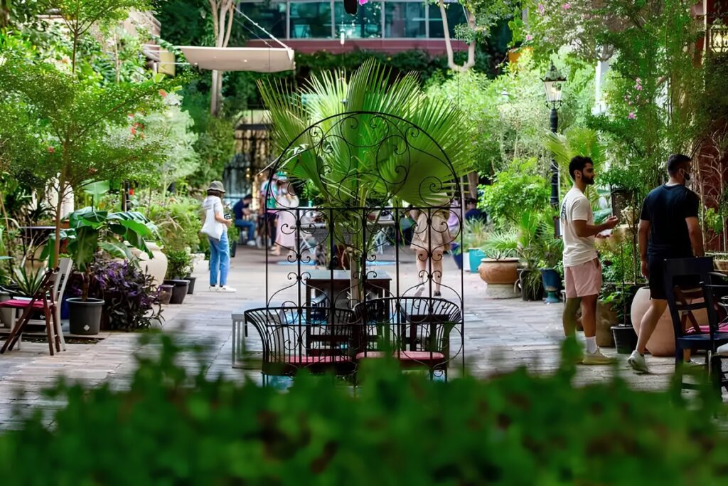 The Courtyard Al Quoz with cafés, galleries and creative spaces