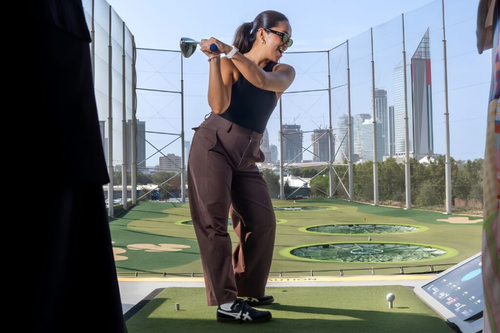 The Yard Topgolf Dubai sports bar