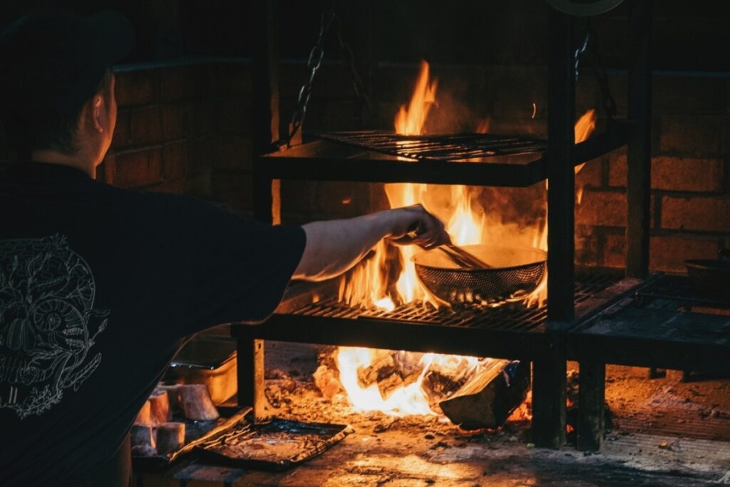 Wood-fired steak served at 11 Woodfire, a top woodfire restaurant in Dubai