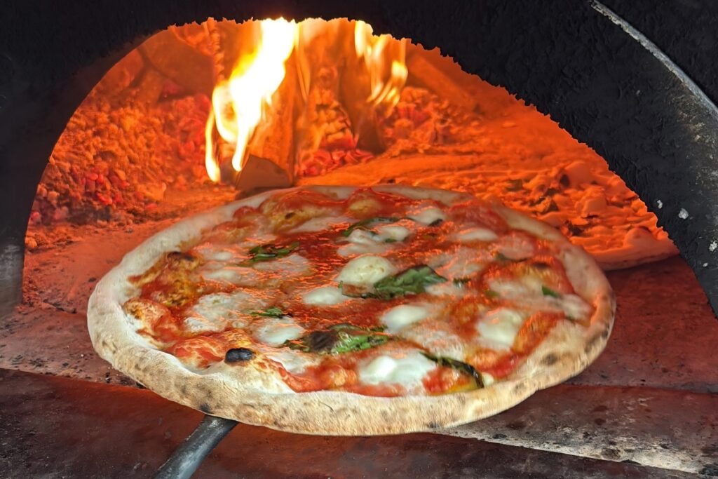 Authentic Italian Neapolitan pizza at Rossovivo Dubai
