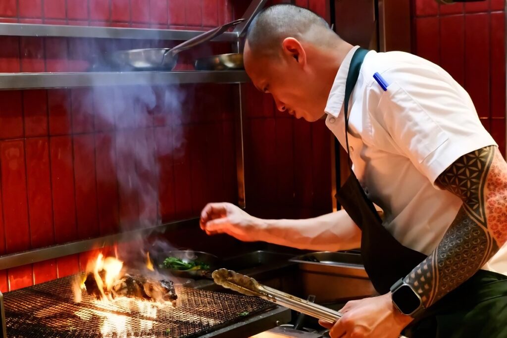 RARE Brasserie & Bar, a woodfire restaurant in Dubai known for premium grilled steaks