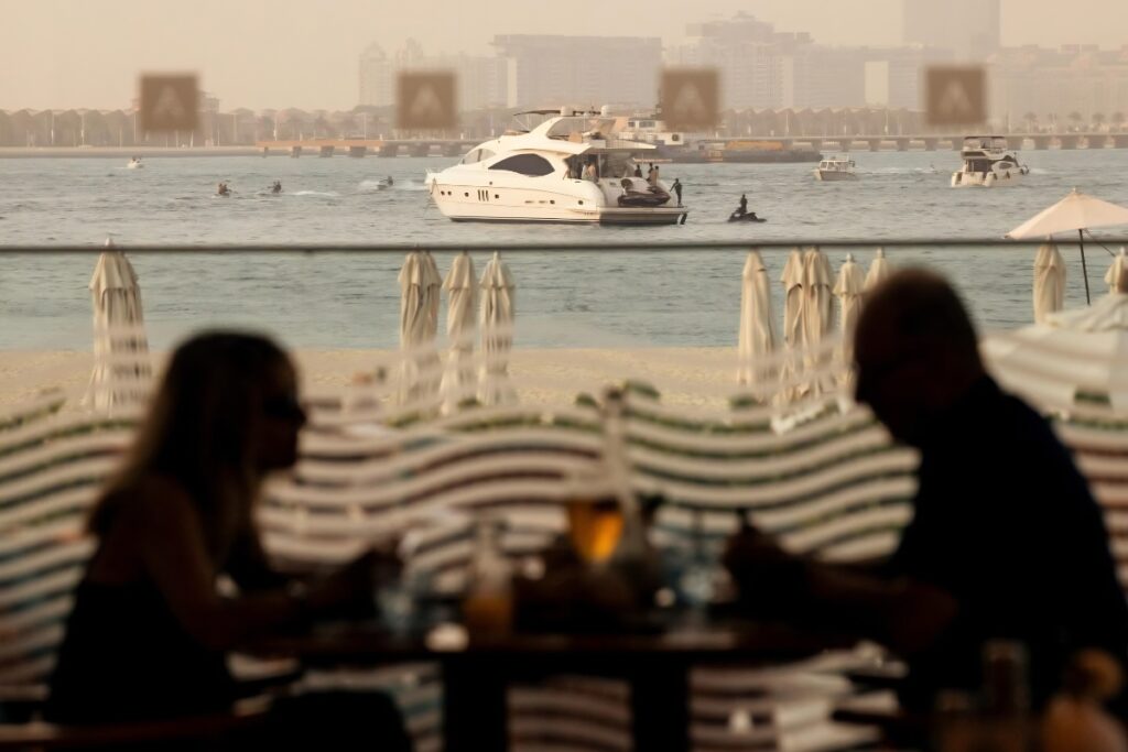 The Beach Grill restaurant at Address Beach Resort Dubai