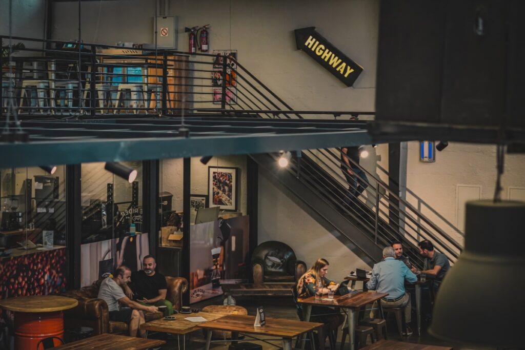 Cafe Rider Custom motorcycle workshop and cafe in Dubai