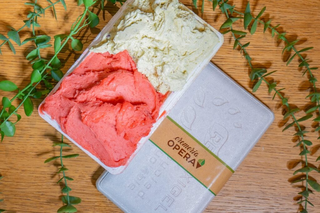 Artisan Italian gelato at Cremeria Opera, a unique frozen dessert in Dubai
