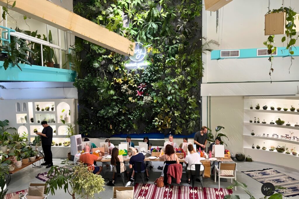 Ivy's Secret Garden plant-filled indoor dining in Dubai