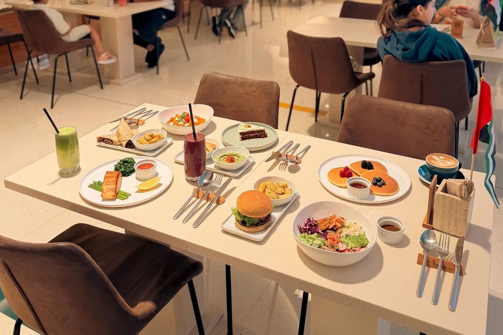 Protein-rich grilled chicken meal at Krave Dubai