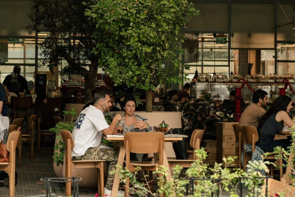 The Growhouse indoor farm and dining in Dubai