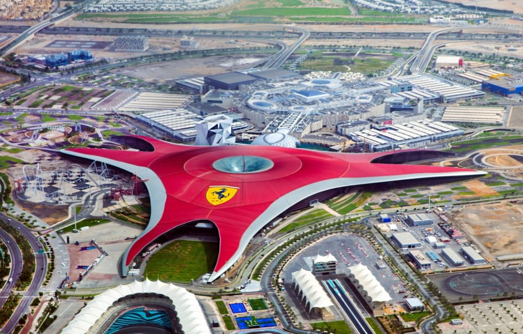 Yas Island Abu Dhabi theme park and waterfront