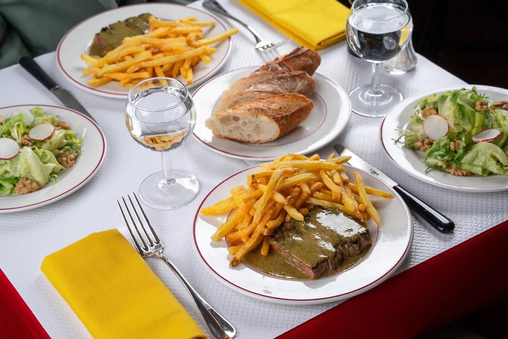 Le Relais de l'Entrecôte steak frites in Dubai